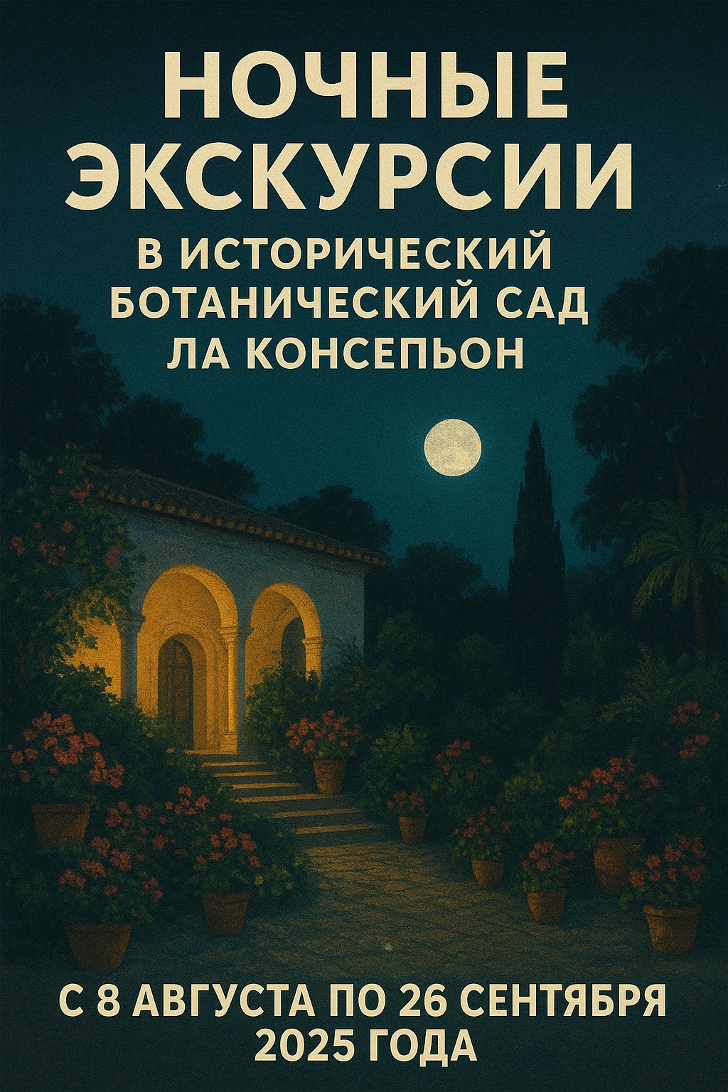 экскурсии в Исторический ботанический сад Ла Консепсьон